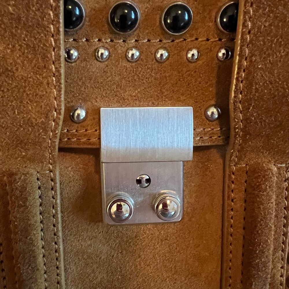 Phillip Lim $1250 studded suede mini pashli crossbody bag - Picture 6 of 14